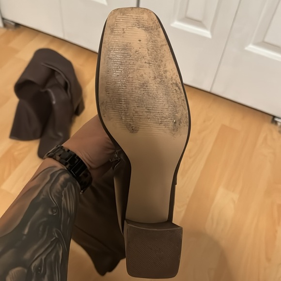 Thigh-High Steve Madden Brown Boots - Picture 4 of 4